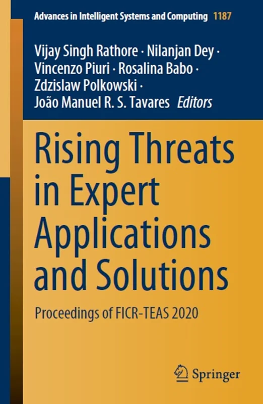 Rising Threats in Expert Applications and Solutions: Proceedings of FICR-TEAS 2020